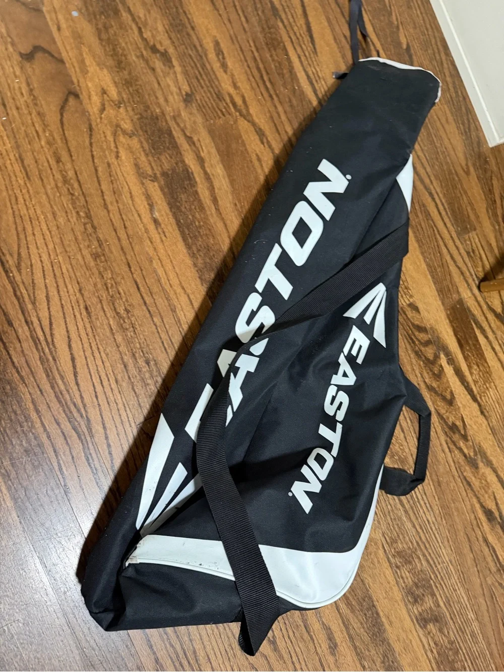 Easton Black and White Duffel-Style Baseball Bat Bag